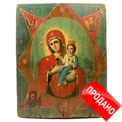 Старинная деревянная икона Божья Матерь Неопалимая Купина, икона от пожара. Россия, Южный регион империи, XIX век. Старинная деревянная икона Божья Матерь Неопалимая Купина, икона от пожара. Россия, Южный регион империи, XIX век.