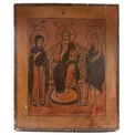Старинная деревянная икона Царь Славы или Деисус (Царь Царем, икона Иисус Христос Царь Славы). Россия, Центральный регион империи, XIX век. Старинная деревянная икона Царь Славы или Деисус (Царь Царем, икона Иисус Христос Царь Славы). Россия, Центральный регион империи, XIX век.
