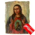 Старинная икона для беременных Пресвятой Богородицы В Родах Помощница, старинная икона на холсте. Россия, Слобода Борисовка, XIX век. Старинная икона для беременных Пресвятой Богородицы В Родах Помощница, старинная икона на холсте. Россия, Слобода Борисовка, XIX век.