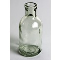 Старинный стеклянный пузырек (бутылочка). Аптечный пузырек. Конец XIX, начало XX века.