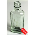 Старинный стеклянный пузырек или флакон антикварная бутылочка для духов с винтовым горлышком!  Конец XIX, начало XX века. 