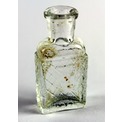 Старинный стеклянный пузырек (бутылочка)для духов. Конец XIX, начало XX века. 