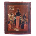 Икона Всех Скорбящих Радость, старинная икона Богородицы Всех Скорбящих Радость, Скорбящая Богородица. Россия, Владимирские села, XIX век. Икона Всех Скорбящих Радость, старинная икона Богородицы Всех Скорбящих Радость, Скорбящая Богородица. Россия, Владимирские села, XIX век.